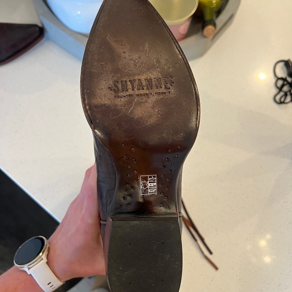 Shyanne Tassel Snip Toe Cowboy/Cowgirl Boots Size 9 - Picture 4 of 10